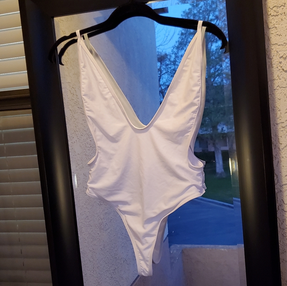 White WhatJordyWore Bodysuit